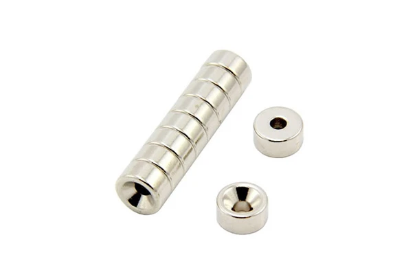 neodymium countersunk ring magnets 10x3