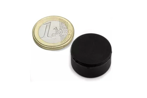 rubber coated neodymium disc magnets 22x11 04mm