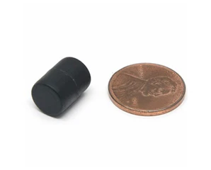 Plastic Coated Rare Earth Neodymium Cylinder Magnet 3/8'' x 1/2'' (9.5x12.7mm)