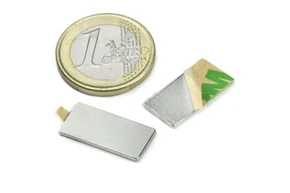 Adhesive Backed (Neodymium) Block Magnets 20x10x1mm