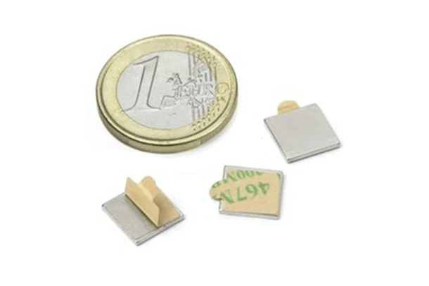 square adhesive backed neodymium magnets 10x10x1mm