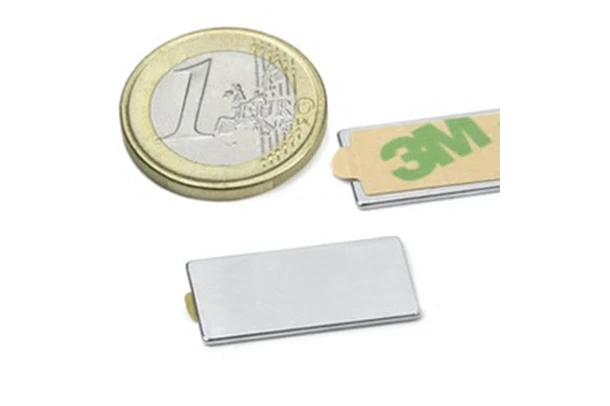 3m self adhesive neodymium block magnets 25x12x1mm