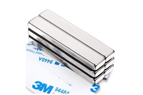 Strong Adhesive Backed Neodymium Bar Magnets-60x10x5mm-N52-33LBS