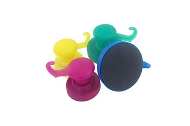 plastic rotary magnetic hooks with different colors