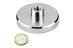 Internal (Female) Thread Neodymium Pot Magnets D60x15mm