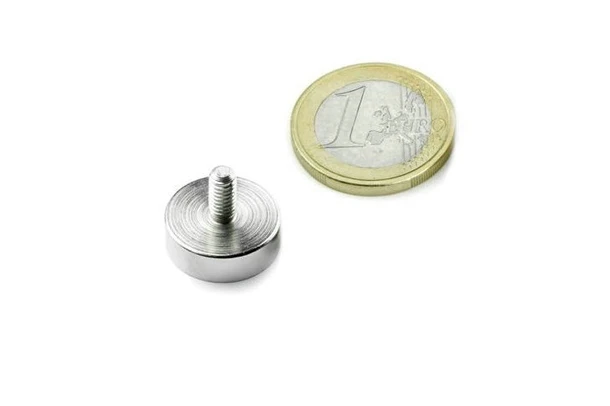 external threaded neodymium pot magnets 16x5mm