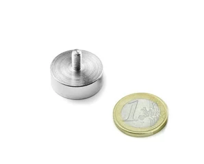 External Threaded Neodymium Pot Magnets D20x7mm