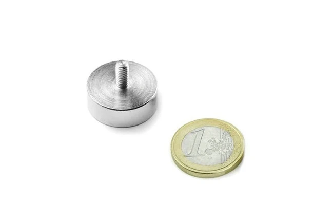 external threaded neodymium pot magnets 20x7mm