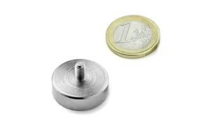External Threaded Neodymium Pot Magnets D25x8mm