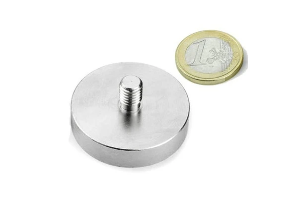 external threaded neodymium pot magnets 42x9mm