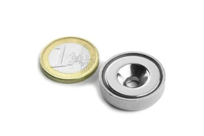 25mm Neodymium Countersunk Pot Magnets