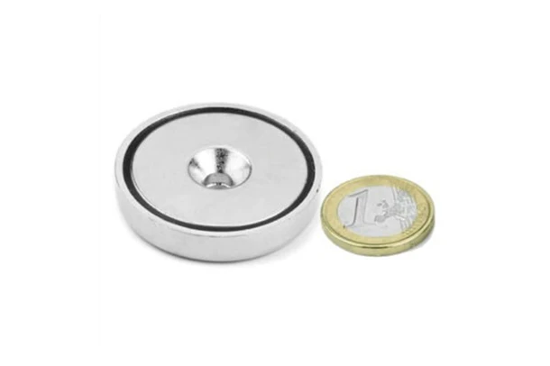 neodymium countersunk pot magnets 42mm