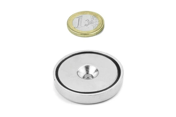 neodymium countersunk pot magnets 48mm