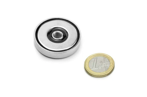 neodymium pot magnets with screw hole 36mm