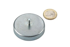 50x10mm With M6x12 Threaded Stud