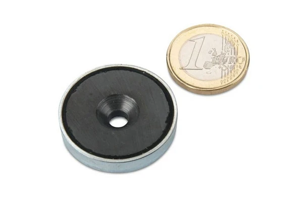 ferrite countersunk pot magnets 32x7mm