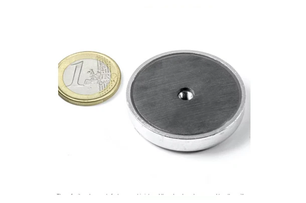 ferrite pot magnets with screw hole 40x8mm