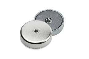 Ferrite Cup Magnets With Threaded Hole