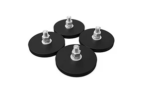 Rubber Coated Mounting Magnets With External Threads