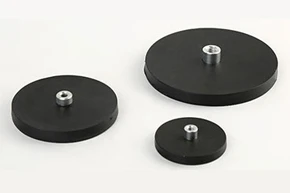 Rubber Coated Mounting Magnets With Internal Threads