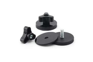 Rubber Coated Mounting Base Magnets For Billboard 66mm