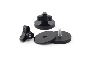 Rubber Coated Mounting Base Magnets For Billboard 66mm